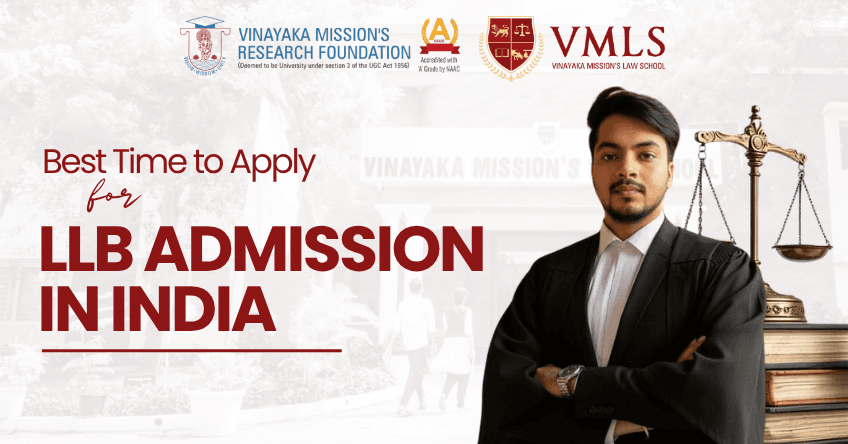 Best time to apply for LLB admission in India