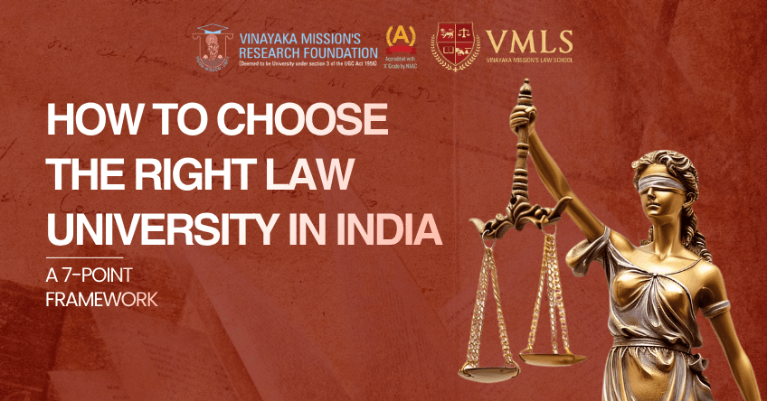 How to Choose the Right Law University in India: A 7-Point Framework