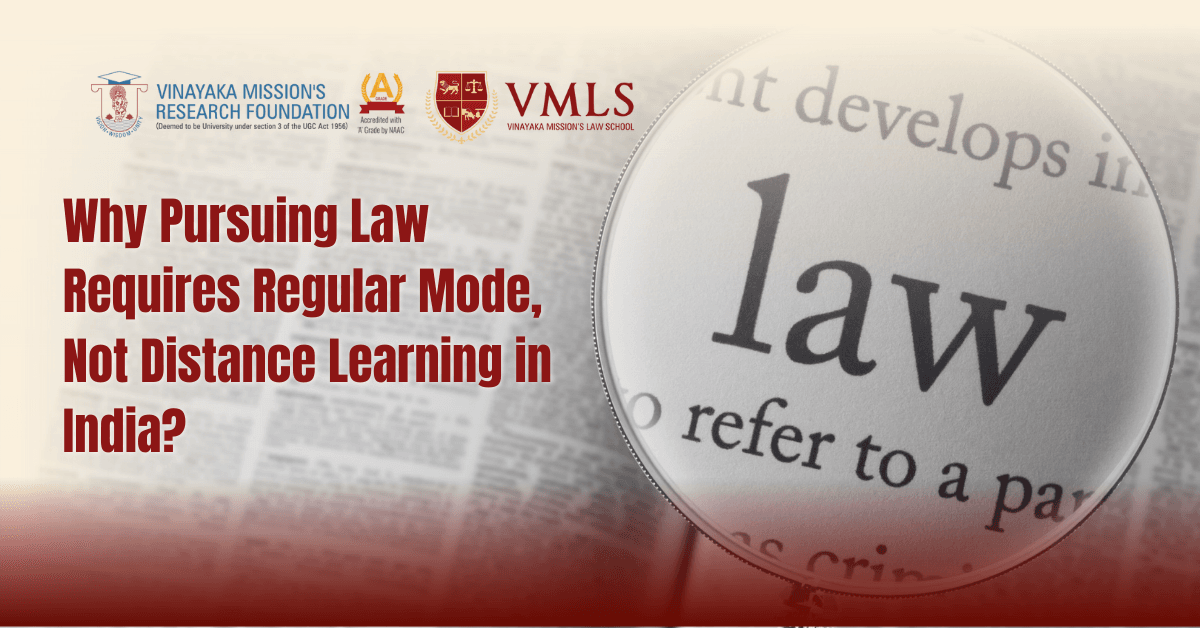 Why Distance LL.B. Degrees Are Not Approved in India ? 