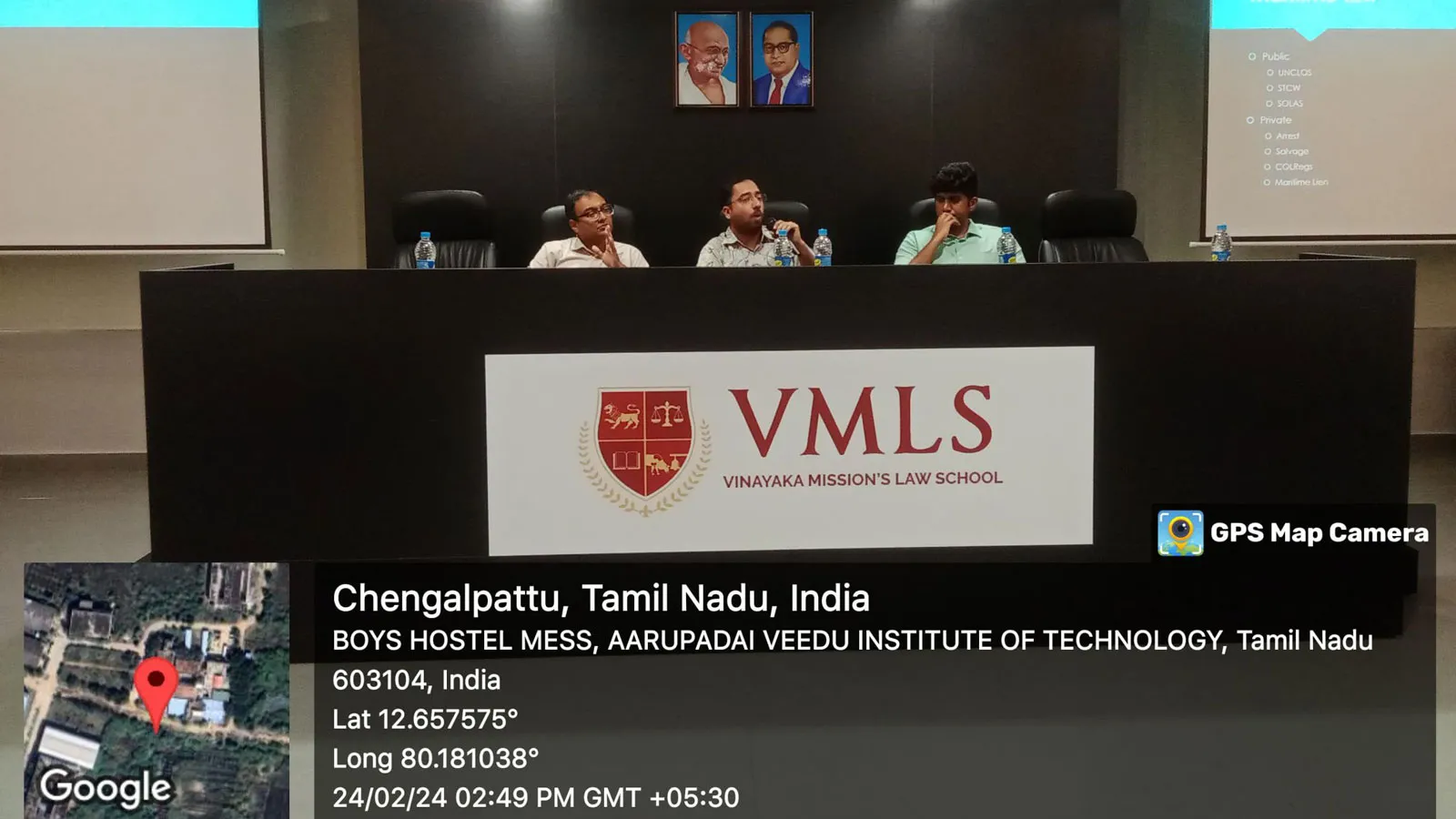 Special Lecture on International Maritime Law