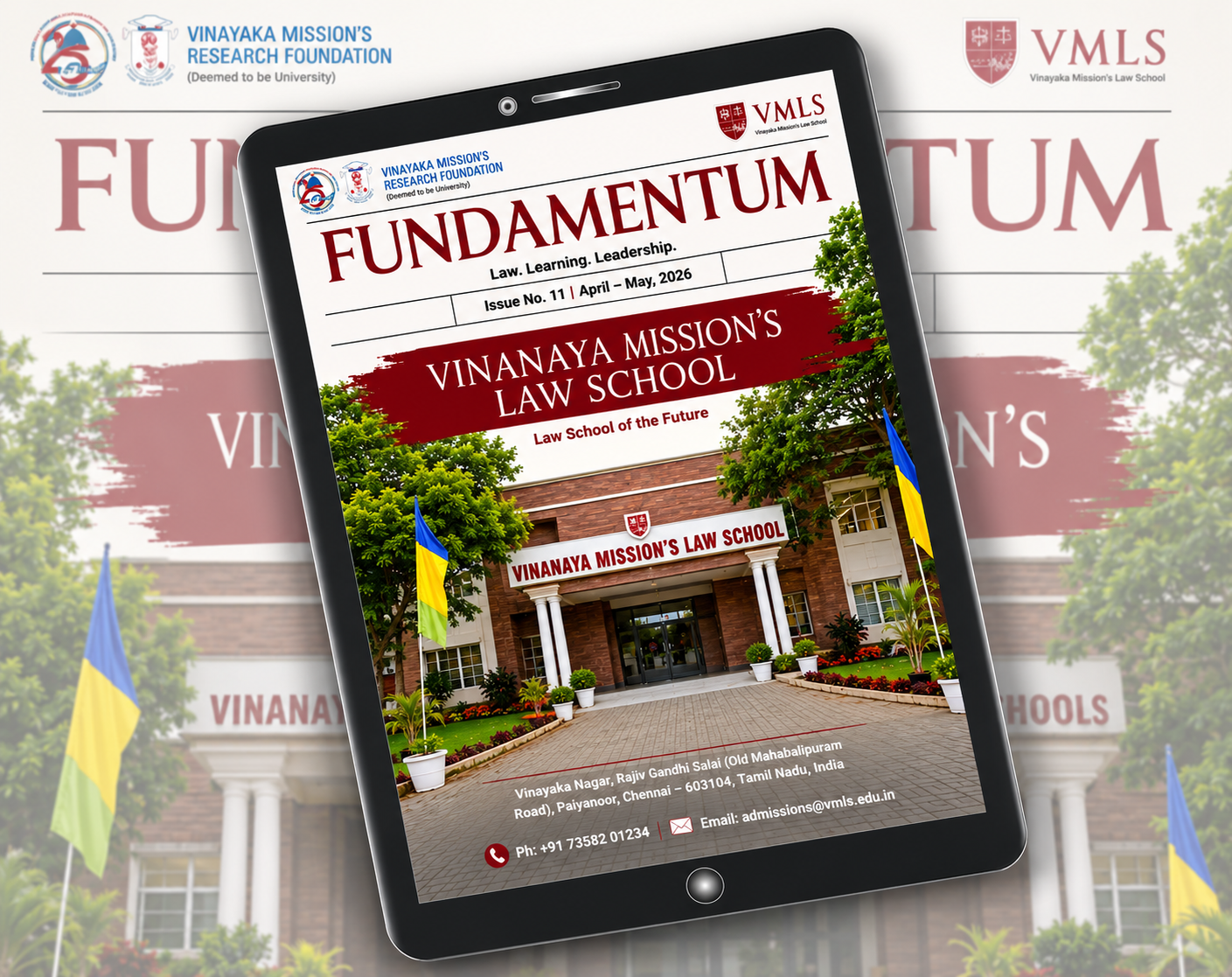VMLS Newsletter Issue 11 April to May 2026 Cover