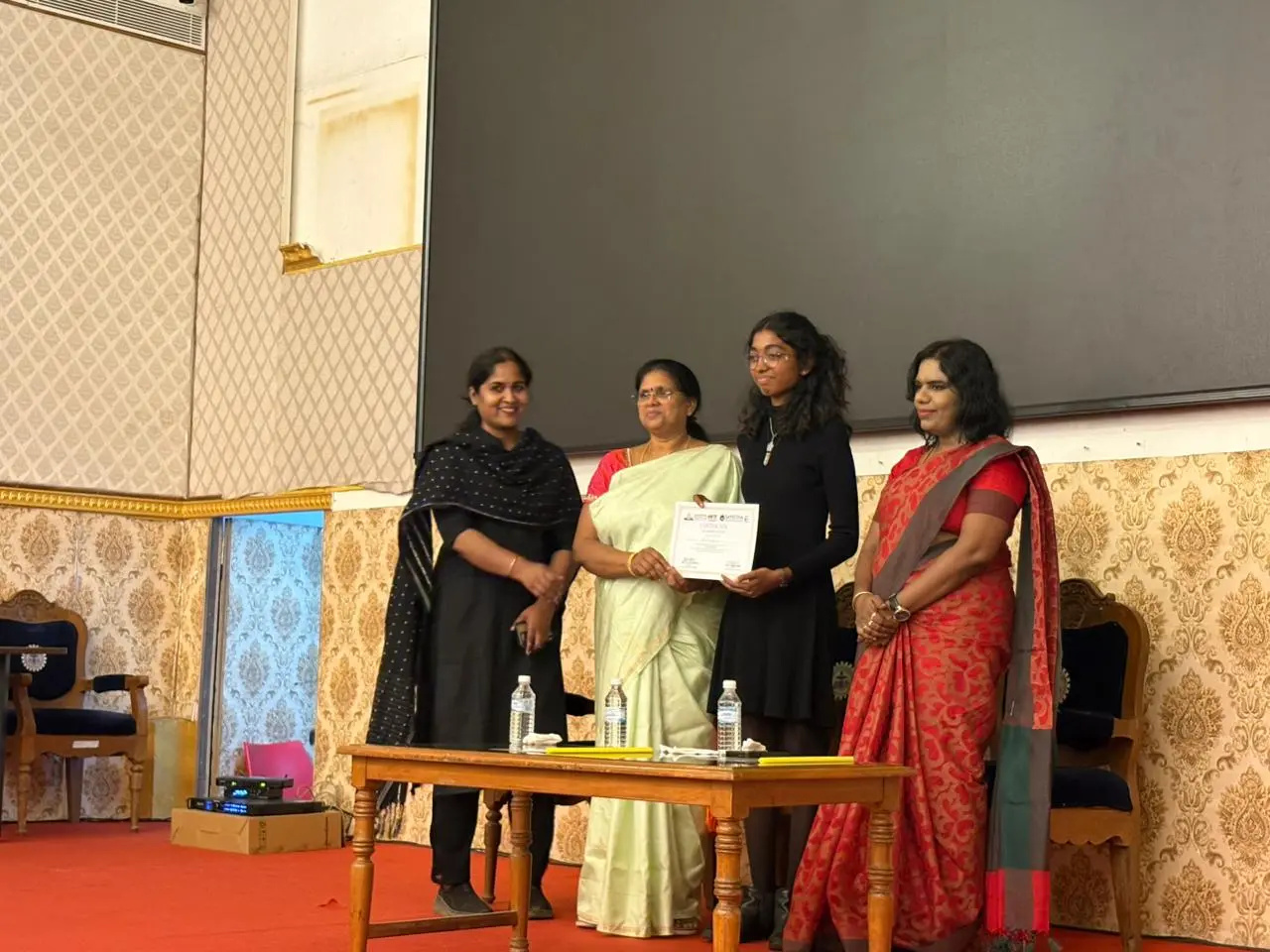 Students at International Conference on Women and AI